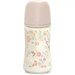 Suavinex Wonderland SX Pro Physiological Anti-Colic dojčenská fľaša M Medium Flow 3 m+ Liberty Pink 270 ml