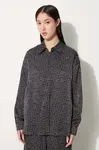 Košile Kenzo Weave Dropped Shoulders Shirt