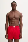 Bavlněné boxerky Calvin Klein Underwear červená barva, LV00NB4489