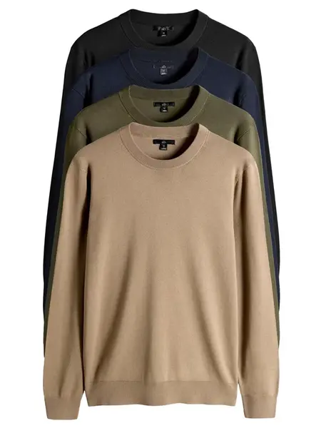 The Set Sveter  béžová / námornícka modrá / olivová / čierna