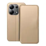 Flipové pouzdro Dual Pocket pro Xiaomi Redmi Note 13 4G, zlatá