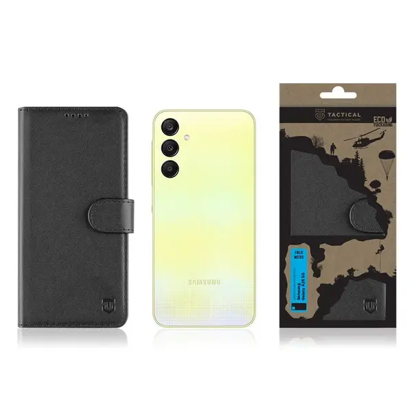 Flipové pouzdro Tactical Field Notes pro Xiaomi Redmi Note 13 Pro 4G, černá