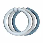 BIBS Loops krúžky 12ks - Baby Blue / Cloud / Petrol