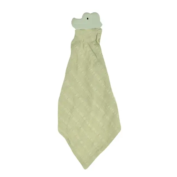 Tikiri Safari - maznáčik z prírodnej gumy a bio bavlny - Krokodíl