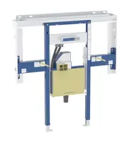 Geberit Duofix - Predstenová inštalácia pre umývadlo Geberit ONE 105 cm, pre nástennú armatúru ONE, podomietkový sifón a prvok Clou, na výšku miestnos