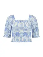 Shiwi Top  modrá / šedobiela