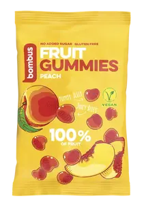 BOMBUS Fruit Gummies Broskev 35 g