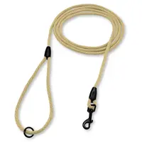 PafDog Klasické vodítko s poutkem na ruku, 6mm, béžové PAF-896