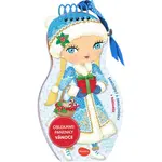 Oblékáme panenky Vánoce - Omalovánky