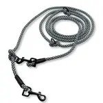 PafDog® Přepínací nastavitelné vodítko 8mm, šedo-černé extra pevné PAF-499