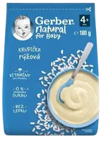 GERBER Natural Ryžová krupička 4m+ 180 g