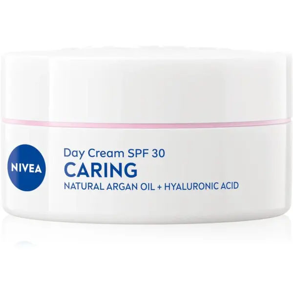NIVEA Caring výživný denný krém pre suchú pleť SPF 30 50 ml