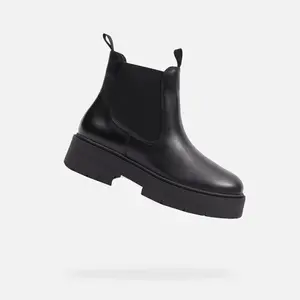 Black women's ankle boots Geox Spherica EC7 - Women's