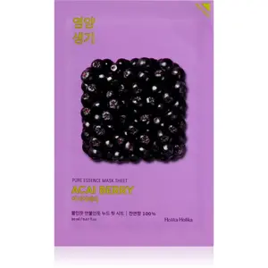 Holika Holika Pure Essence Acai Berry exfoliačná plátienková maska 23 ml