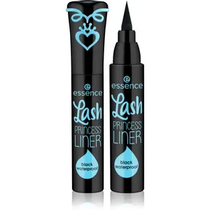 essence Lash PRINCESS linka na oči vo fixke vodeodolná odtieň Black 3 ml