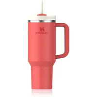 Stanley Quencher H2.O FlowState™ Tumbler tumbler z nehrdzavejúcej ocele s rúrkou veľký Hot Coral 1180 ml