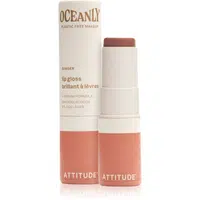 Attitude Oceanly Plastic Free Makeup lesk na pery s hydratačným účinkom odtieň Ginger 3.4 g