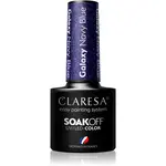 Claresa SoakOff UV/LED Color Galaxy gélový lak na nechty odtieň Navy Blue 5 g
