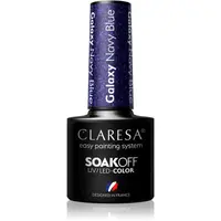 Claresa SoakOff UV/LED Color Galaxy gélový lak na nechty odtieň Navy Blue 5 g
