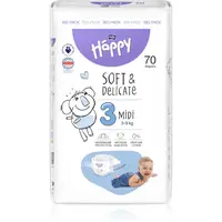 BELLA Baby Happy Soft&Delicate jednorazové plienky Midi 5-9 kg 70 ks
