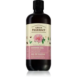 Green Pharmacy Damask Rose & Shea Butter Shower Gel jemný sprchový gel 500 ml