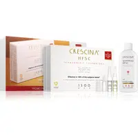 Crescina Transdermic 1300 Re-Growth and Anti-Hair Loss starostlivosť pre podporu rastu a proti vypadávaniu vlasov pre mužov výhodné balení