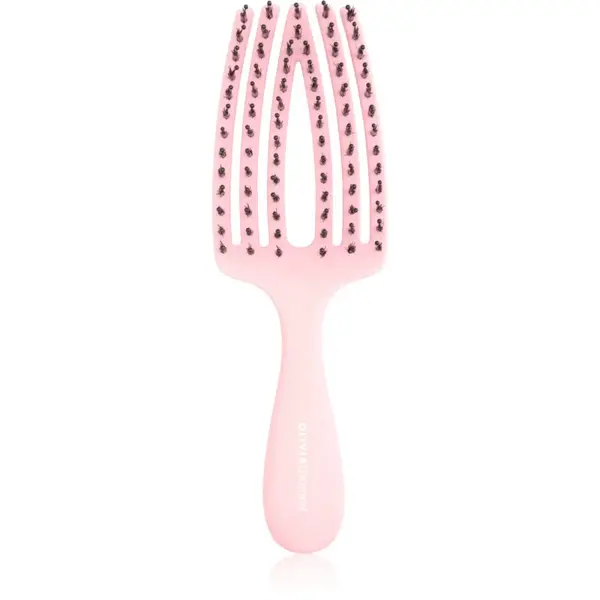 Olivia Garden Fingerbrush Kids Pink kefa na vlasy 1 ks