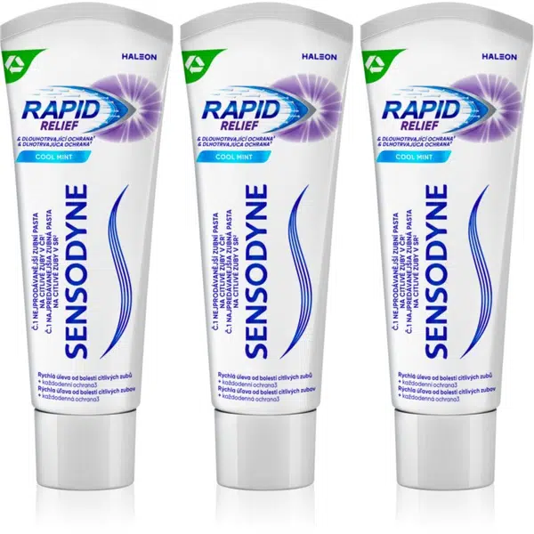 Sensodyne Repair & Protect Cool Mint zubná pasta pre citlivé zuby 3x75 ml