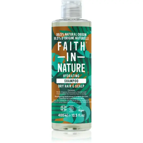 Faith In Nature Coconut hydratačný šampón pre normálne až suché vlasy 400 ml