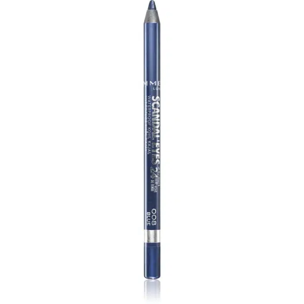 Rimmel Scandal'Eyes Khôl Kajal vodeodolná ceruzka na oči odtieň 008 Blue 1.3 g