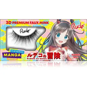 Rude Cosmetics Manga Collection 3D Premium Faux Mink umelé mihalnice typ Rudeko 2 ks