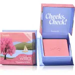 Benefit Willa WANDERful World Mini púdrová lícenka odtieň Soft neutral-rose 2.5 g