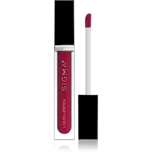 Sigma Beauty Liquid Lipstick matný tekutý rúž odtieň Belladonna 5.7 g