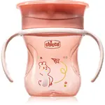 Chicco 360 Perfect X 12m+ tréningový hrnček s držadlami Pink 200 ml