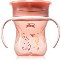 Chicco 360 Perfect X 12m+ tréningový hrnček s držadlami Pink 200 ml