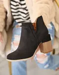 Resti Black Lemere square heeled boots