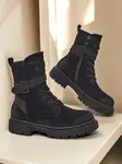 Resti Black women's worker-style ankle boots Miros