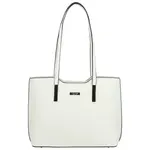 Dámská kabelka na rameno bílá - Delami Velvet Aura