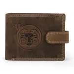 Pánská kožená peněženka hnědá - Diviley Kostas Beran