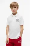Tommy Hilfiger polo tričko detské s bavlnou