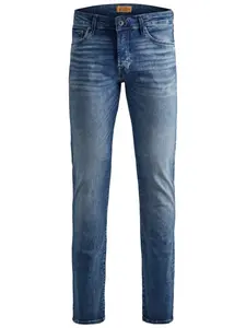 Jack & Jones Plus Džínsy 'Tim'  modrá denim