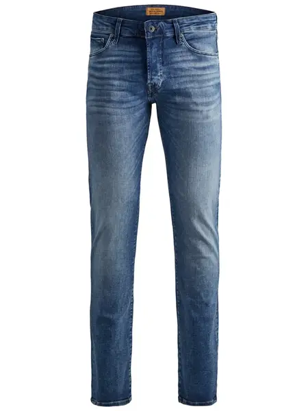 Jack & Jones Plus Džínsy 'Tim'  modrá denim