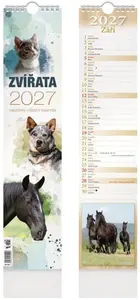 Kalendář 2027 vázankový Zvířata