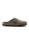 Semišové pantofle Birkenstock Boston