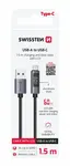 Swissten LCD kabel USB-A / USB-C 1,5m