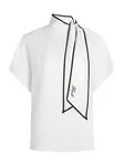 Karl Lagerfeld Blúzka  čierna / biela