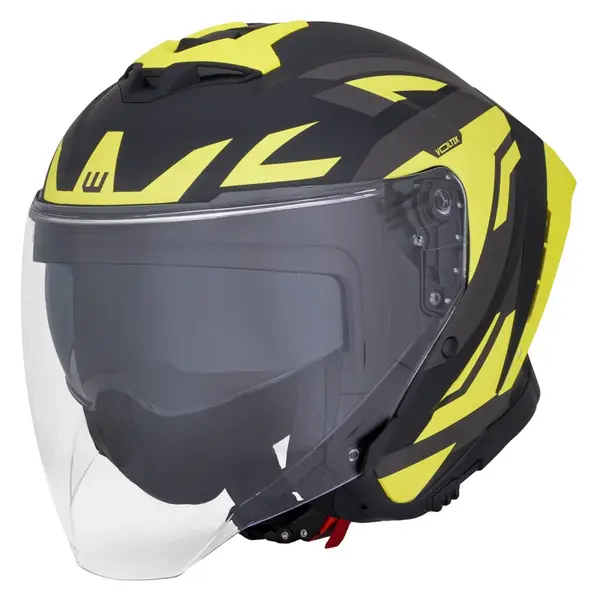 Moto přilba W-TEC Voltik Graphic Yellow S (55-56)