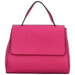 Dámská kožená kabelka do ruky fuchsiová - ItalY Fatismy