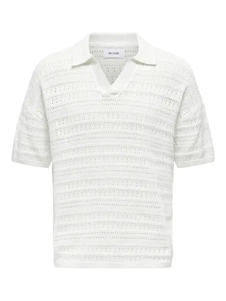 Only & Sons Sveter 'GRAYSON'  biela