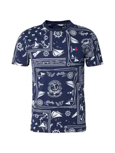Polo Ralph Lauren Tričko  námornícka modrá / biela